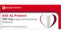 ASS AL Protect 100 mg magensaftresistente Tabletten bei erhöhtem Herzinfarkt- und Schlaganfallrisiko