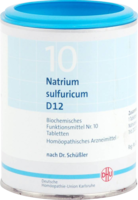 BIOCHEMIE DHU 10 Natrium sulfuricum D 12 Tabletten