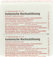 KOCHSALZLÖSUNG 0,9% Fresenius isot.