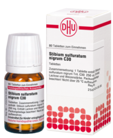 STIBIUM SULFURATUM NIGRUM C 30 Tabletten