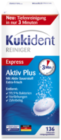 KUKIDENT Aktiv Plus Gebissreiniger Tabl.Folie