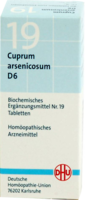 BIOCHEMIE DHU 19 Cuprum arsenicosum D 6 Tabletten