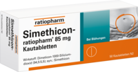 SIMETHICON-ratiopharm 85 mg Kautabletten