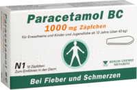 PARACETAMOL BC 1.000 mg Suppositorien