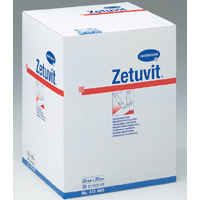 ZETUVIT Saugkompressen steril 13,5x25 cm