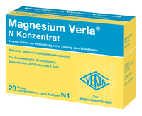 MAGNESIUM VERLA N Konzentrat Plv.z.H.e.L.z.Einn.