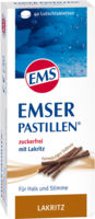 EMSER Pastillen zuckerfrei mit Lakritz