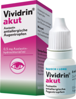 VIVIDRIN akut Neu: Vividrin Azelastin 0,5mg/mL Augentrofen 6 ml [PZN:12910546]