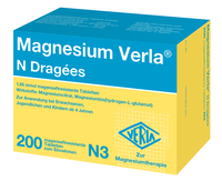 MAGNESIUM VERLA N Dragees 2x100 St