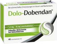 DOBENDAN Strepsils Dolo 1,4mg/10mg Lutschtabletten