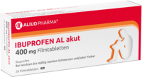 Ibuprofen AL akut 400 mg Filmtabletten bei akuten Schmerzen