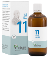 BIOCHEMIE Pflüger 11 Silicea D 12 Tropfen