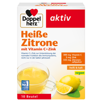 DOPPELHERZ heiße Zitrone Vitamin C+Zink Granulat