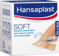 HANSAPLAST Soft Pflaster 8 cmx5 m Rolle