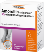 Amorolfin-ratiopharm® 5 % wirkstoffhaltiger Nagellack