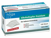 ALKOHOLTUPFER Premium 3x3 cm