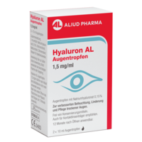 Hyaluron AL Augentropfen 1,5 mg/ml bei trockenen Augen