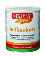 MEGAMAX Aufbaukost Vanille Pulver