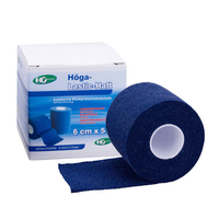 HÖGA-LASTIC-haft Binde 6 cmx5 m blau