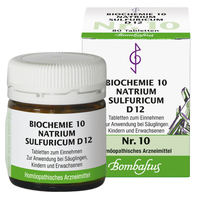 BIOCHEMIE 10 Natrium sulfuricum D 12 Tabletten