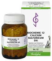 BIOCHEMIE 12 Calcium sulfuricum D 6 Tabletten