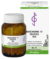 BIOCHEMIE 11 Silicea D 6 Tabletten