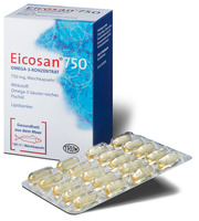 EICOSAN 750 Omega-3 Konzentrat Weichkapseln