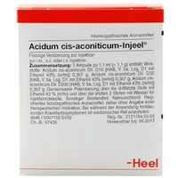 ACIDUM CIS-aconiticum Injeel Ampullen