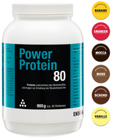 POWER PROTEIN 80 Erdbeer Pulver