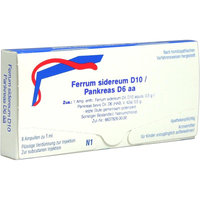 FERRUM SIDEREUM D 10/Pankreas D 6 aa Ampullen