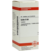 SULFUR D 30 Tabletten