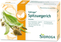 SIDROGA Spitzwegerich Tee Filterbeutel