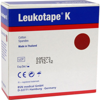 LEUKOTAPE K 2,5 cm rot