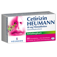 CETIRIZIN Heumann 10 mg Filmtabletten