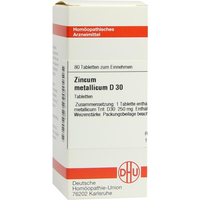 ZINCUM METALLICUM D 30 Tabletten