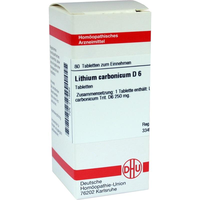 LITHIUM CARBONICUM D 6 Tabletten