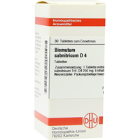 BISMUTUM SUBNITRICUM D 4 Tabletten