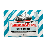 FISHERMANS FRIEND Spearmint ohne Zucker Pastillen