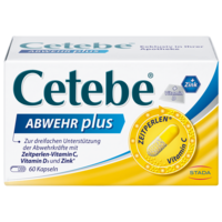 CETEBE ABWEHR plus Vitamin C+Vitamin D3+Zink Kaps.