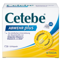 CETEBE ABWEHR plus Vitamin C+Vitamin D3+Zink Kaps.