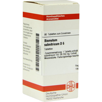 BISMUTUM SUBNITRICUM D 6 Tabletten