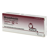 BROMHEXIN Krewel Meuselb.Tabletten 12mg