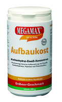 MEGAMAX Aufbaukost Erdbeere Pulver