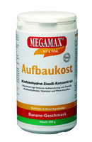 MEGAMAX Aufbaukost Banane Pulver