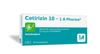 CETIRIZIN 10-1A Pharma Filmtabletten