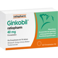 GINKOBIL-ratiopharm 40 mg Filmtabletten