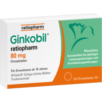 GINKOBIL-ratiopharm 80 mg Filmtabletten