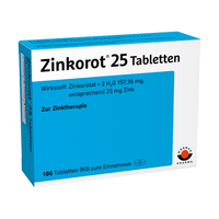 ZINKOROT 25 mg Tabletten