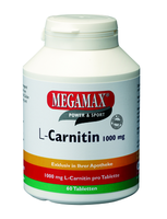 L-CARNITIN 1000 mg Megamax Tabletten