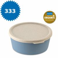 Koziol CONNECT BOWL Schale 400ml mit Deckel nature blue